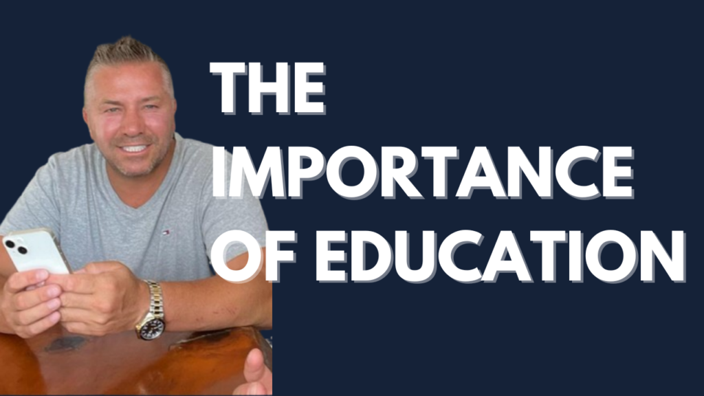 David Deicke's thoughts on the importance of education on the road to success.