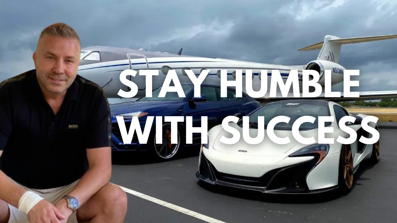 Millionaire David Deicke's tips on how to stay humble with success.