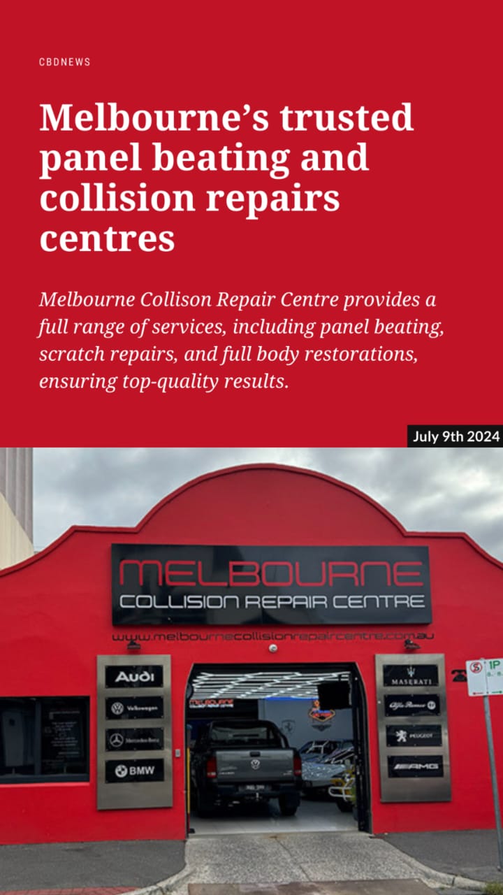 David Deicke's Collision Centre: Melbourne’s Most Trusted Panel Beater Shop Recognized by CBD News